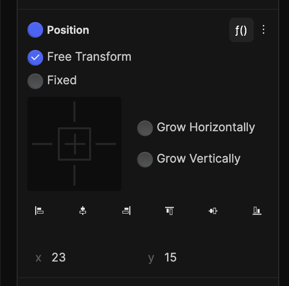 Position control