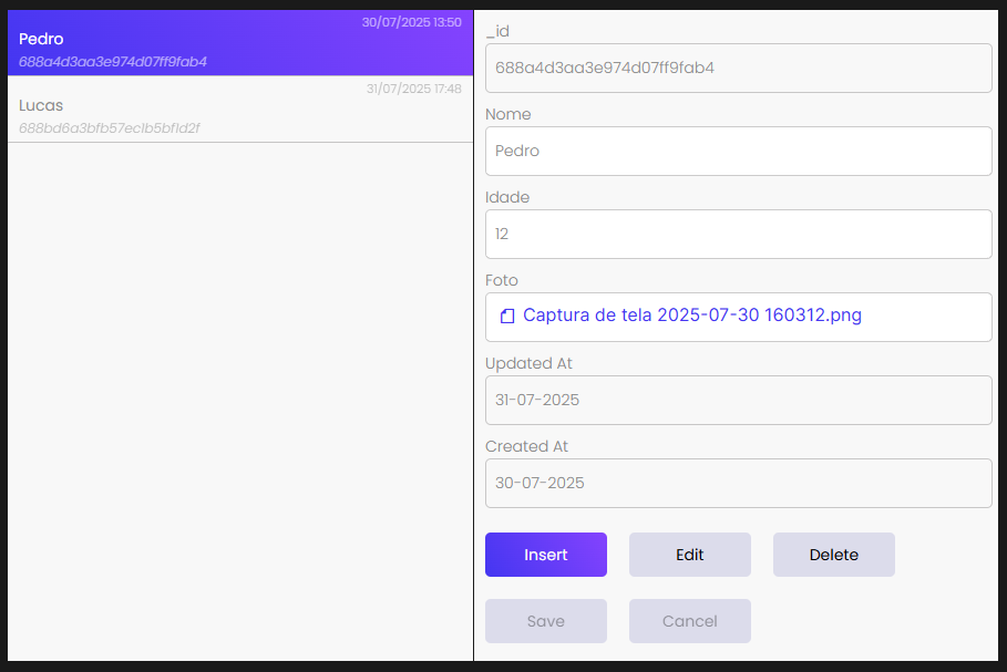 FormView e ListView