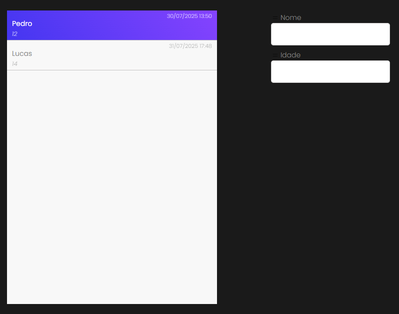 Exemplo de MultiSearchField
